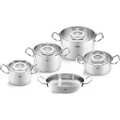 Fissler Pannenset Original Profi Collection Met Serveerpan en Glasdeksels (5-Delig)