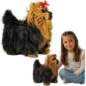 Lean Toys Interactieve York Dog beweegt blaft Bruin-zwart