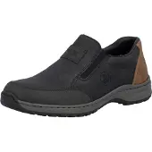 Rieker herenmoccasins 03354-06 zwart 45