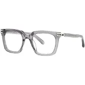 Philipp Plein VPP115M 51/22/145 Donkergrijs halfmat Acetaat MAN VPP115M