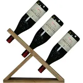 Naturel Collections Wijnfles Houder Oud Hout 39x28x8cm Bruin bruin Hout Wijnrek