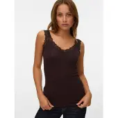 Vero Moda Top 'VMROSA' chocoladebruin