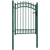 vidaXL Hekkenpoorten EMMEN 104 x 109,5 cm Vergrendelbaar