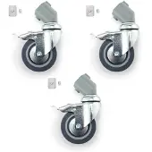 Manfrotto Lighting 110 Wheel Set Diam. 75 W/Brakes