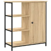 vidaXL Dressoir Sonoma Eiken 70x30x80 cm Bewerkt Hout