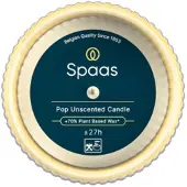 Spaas Pop Geurloze Kaars Brandduur ± 27u Middernacht Blauw