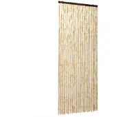 vidaXL Vliegenhor met gordijn, beige, 100x200 cm, chenille