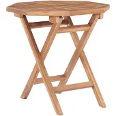 vidaXL Tuintafel inklapbaar 45x45x45 cm massief teakhout