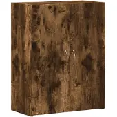 vidaXL Archiefkast 60x32x77,5 cm bewerkt hout gerookt eikenkleurig