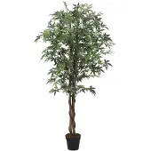vidaXL Kunstplant esdoornboom 224 bladeren 80 cm groen