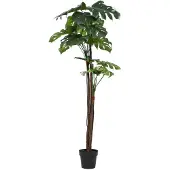vidaXL Kunstplant met pot monstera 170 cm groen