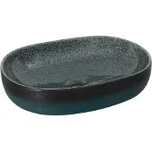 vidaXL Opzetwasbak ovaal 59x40x14 cm keramiek turquoise