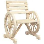vidaXL Tuinstoel 58x58x78,5 cm massief vurenhout