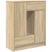 vidaXL Dressoir met laden en deuren, Sonoma-eikenhout, 73x31x90 cm