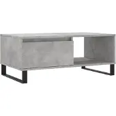 vidaXL Salontafel, betonkleur, 90x50x36,5 cm, houtvezel