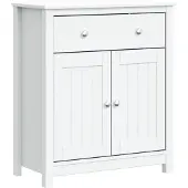 vidaXL Badkamerkast BERG 69,5x34x80 cm massief grenenhout wit