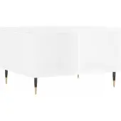 vidaXL Salontafel, hoogglanzwit, 60x50x36,5 cm, houtvezel