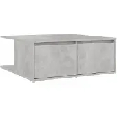 vidaXL Salontafel, betonkleur, 80x80x31 cm, houtvezel