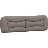 vidaXL Hoofdbordkussen "Hvar" 180 cm stof taupe