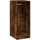 vidaXL Kledingkast 48x41x102 cm bewerkt hout gerookt eikenkleurig