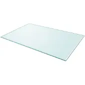 vidaXL Tafelblad van gehard glas 1000x620 mm rechthoekig
