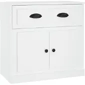 vidaXL Dressoir 70x35,5x67,5 cm bewerkt hout wit