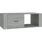 vidaXL Salontafel 100x50,5x35 cm bewerkt hout grijs sonoma eikenkleur