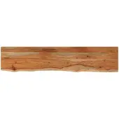 vidaXL Tafelblad rechthoekig natuurlijke rand 140x30x2,5 cm acaciahout