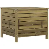 vidaXL Tuinvoetenbank 62x63,5x53,5 cm geïmpregneerd grenenhout