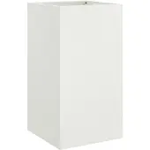 vidaXL Plantenbak 42x38x75 cm staal wit