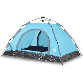 vidaXL Tent 2-persoons snelontgrendeling blauw