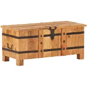 vidaXL Opbergkist 90x40x40 cm massief acaciahout