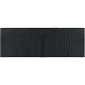 vidaXL Vloerkleed rechthoekig 70x200 cm bamboe zwart