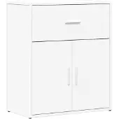 vidaXL Dressoir 60x31x70 cm bewerkt hout wit