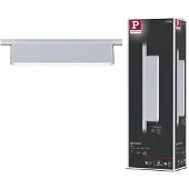 Paulmann URail LED-railverlichting Ceris, chroom, 3.000 K, 37 cm dimbaar, alu / grijs / zink, Woon-/ Eetkamer, Aluminium, Modern