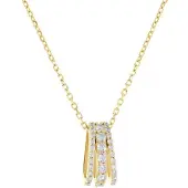 Bronzallure Altissima halsketting Brons 45
