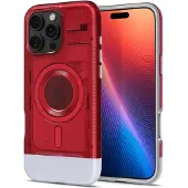 Spigen Classic C1 iPhone 16 Pro Max Hoesje Rood