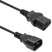 Qoltec Stroomkabel Iec C13 C14 Voor Computer En Server 1,8M 3X1