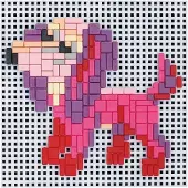 Stick-It Stickit Pink Pets 3-delig, ca. 1300 steentjes