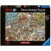 Ravensburger – Ray’s Comic Series: Movie Set 1 – Western – Cartoon Legpuzzel – 1000 Stukjes