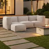 Popsofa Outdoor Lounge Set 3 zits Kiki Taupe