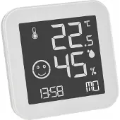 TFA-Dostmann BLACK & WHITE 30.5054.02 Thermo- en hygrometer Wit