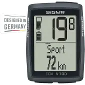 Sigma Computer EOX VIEW 700 E-bikecomputer, zwart - 2-inch display met app-connectiviteit...