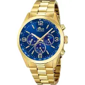 Lotus Analoog horloge blauw
