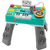 Fisher Price Mijn Lach & Speel DJ Activiteit Tafel | Muzikale Baby Tafel met Licht