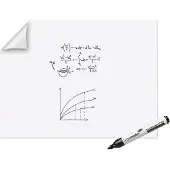 Legamaster Magic Charts XL, voor whiteboards, blanco, zelfklevend en beschrijfbaar, incl. whiteboardstift, B 900 x H 1200 mm, polypropeen, wit, 15 vellen