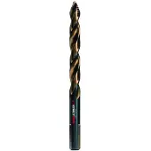 RUKO Spiraalboor ULTIMATECUT FS, DIN 338, type N, nominale diameter 4,5 mm, HSS-Co5 (goud), 3-vleugel, schacht 80 mm, 5x diameter, rechtssnijdend