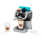 Klein 9510 Barista espressomachine I met waterreservoir en doorloopfunctie I Incl. Koffiepads, -stempels, bekers en nog veel meer I speelgoed voor