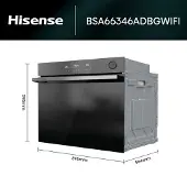 Hisense Bsa66346adbg Inbouw Oven 60cm | Nieuw (outlet) | Lichte schade