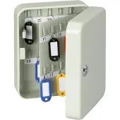 MAUL Sleutelkast - grijs - metaal - 40 sleutels - 1 stuk - 20.2 x 16.4 x 8.4 cm